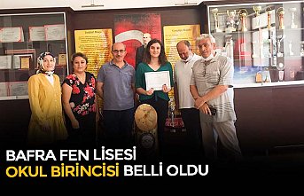 BAFRA FEN LİSESİ OKUL BİRİNCİSİ BELLİ OLDU