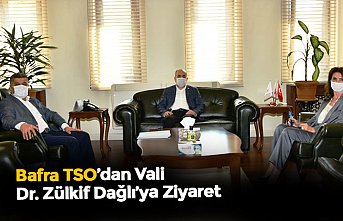 Bafra TSO’dan Vali Dr. Zülkif Dağlı’ya Ziyaret