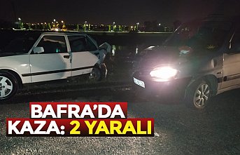 BAFRA’DA KAZA: 2 YARALI