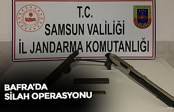 BAFRA’DA SİLAH OPERASYONU