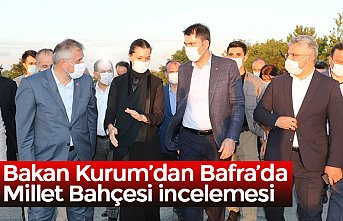 Bakan Kurum’dan Bafra’da Millet Bahçesi incelemesi