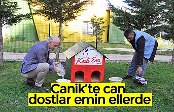 Canik’te can dostlar emin ellerde