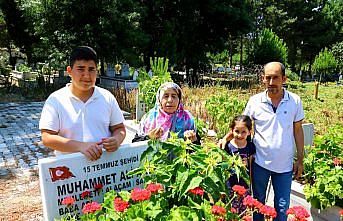 Çocuklarını annelerine emanet edip şehit olmaya gitmiş