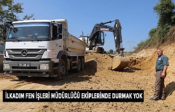 İLKADIM FEN İŞLERİ MÜDÜRLÜĞÜ EKİPLERİNDE DURMAK YOK