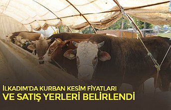 İLKADIM’DA KURBAN KESİM FİYATLARI VE SATIŞ YERLERİ BELİRLENDİ