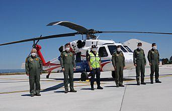 Kastamonu'da helikopter destekli trafik denetimi yapıldı