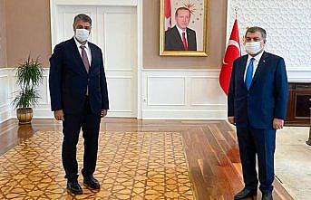 KBÜ Rektörü Polat, Sağlık Bakanı Koca'yı ziyaret etti