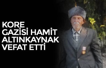 KORE GAZİSİ HAMİT ALTINKAYNAK VEFAT ETTİ