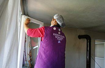 Ordu'da bakıma muhtaç yaşlıların yüzü bayram öncesi güldü