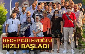 RECEP GÜLEROĞLU HIZLI BAŞLADI