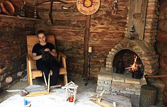 Salgın sürecinde kızına doğada 