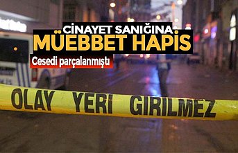 Samsun'da cinayet sanığına müebbet hapis cezası