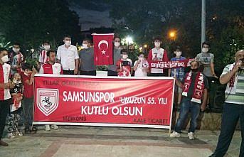 Samsunspor'un kuruluşunun 55. yılı Vezirköprü'de kutlandı