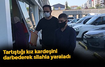 Tartıştığı kız kardeşini darbederek silahla yaraladı
