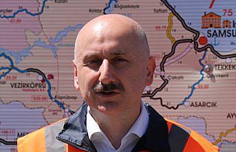 Ulaştırma ve Altyapı Bakanı Karaismailoğlu'ndan Amasya Çevre Yolu değerlendirmesi: