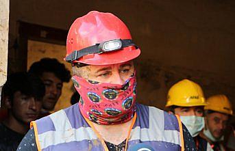 AFAD gönüllülerinden selde mağdur olanların temizlik çalışmalarına destek