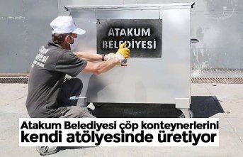 Atakum Belediyesi çöp konteynerlerini kendi atölyesinde üretiyor