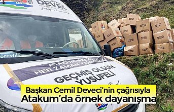 Başkan Cemil Deveci’nin çağrısıyla Atakum’da örnek dayanışma