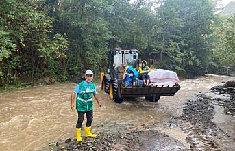 GÜNCELLEME - Samsun'da şiddetli yağış su baskınlarına yol açtı