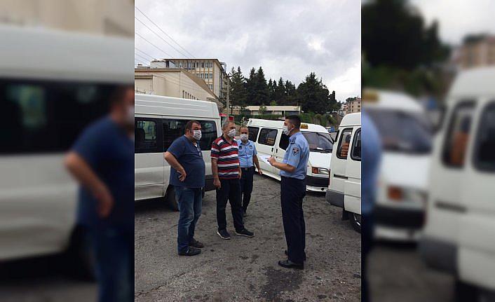Trabzon'da Kovid-19 denetimleri