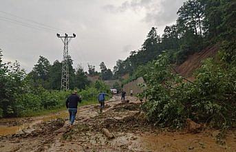 Trabzon'da sel ve heyelanların ardından çalışmalar devam ediyor