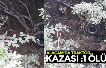 ALAÇAM'DA TRAKTÖR KAZASI :1ÖLÜ