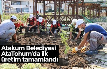 Atakum Belediyesi AtaTohum’da ilk üretim tamamlandı