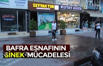 BAFRA ESNAFININ ‘SİNEK’ MÜCADELESİ