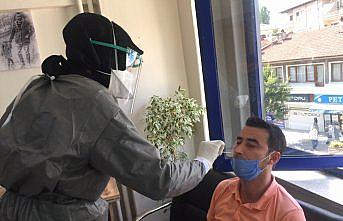 Bolu'da gazetecilere koronavirüs testi yapıldı