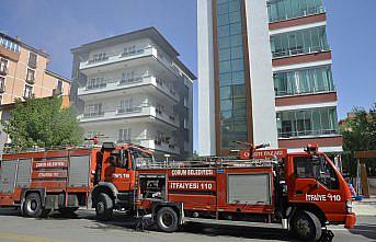 Çorum'da çıkan ev yangını söndürüldü