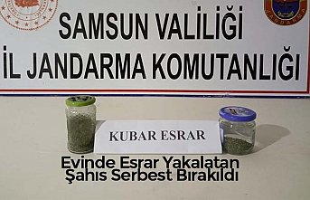 Evinde Esrar Yakalatan Şahıs Serbest Bırakıldı