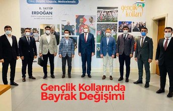 Gençlik Kollarında Bayrak Değişimi