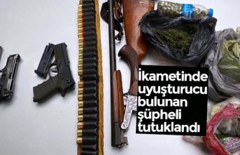 İkametinde uyuşturucu bulunan şüpheli tutuklandı