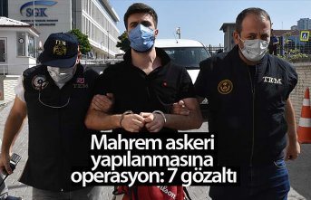 Mahrem askeri yapılanmasına operasyon: 7 gözaltı