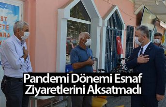 Pandemi Dönemi Esnaf Ziyaretlerini Aksatmadı