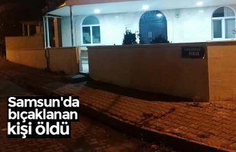 Samsun'da bıçaklanan kişi öldü