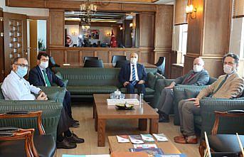 Samsun Valisi Zülkif Dağlı Rektör Aydın'ı ziyaret etti