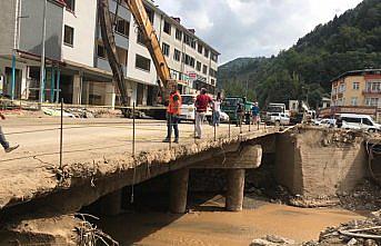 Selin büyük hasara yol açtığı Dereli yeniden inşa ediliyor