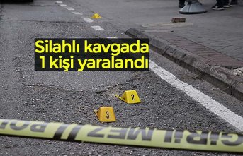 Silahlı kavgada 1 kişi yaralandı