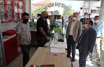 Suluova'da Kovid-19 denetimi yapıldı