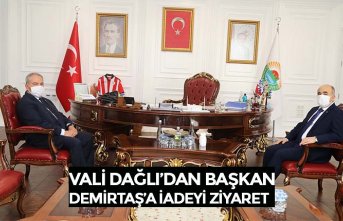VALİ DAĞLI’DAN BAŞKAN DEMİRTAŞ’A İADEYİ ZİYARET