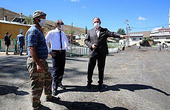 Vali Epcim, Örence köyündeki asfalt çalışmalarını inceledi