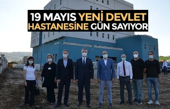 19 MAYIS YENİ DEVLET HASTANESİNE GÜN SAYIYOR