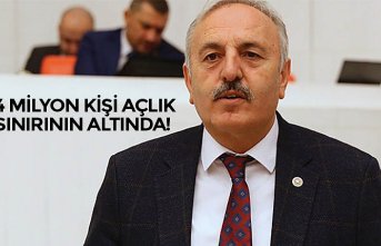 4 MİLYON KİŞİ AÇLIK SINIRININ ALTINDA!