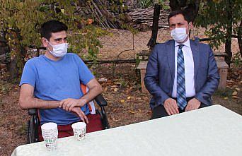 Amasya Valisi Masatlı gazi astsubayı ziyaret etti