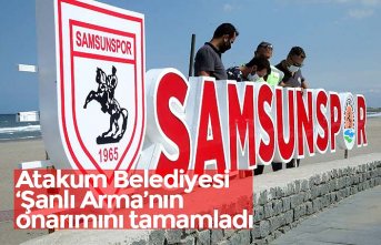 Atakum Belediyesi ‘Şanlı Arma’nın onarımını tamamladı