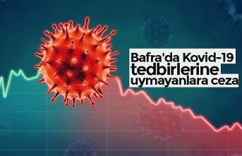 Bafra'da Kovid-19 tedbirlerine uymayanlara ceza