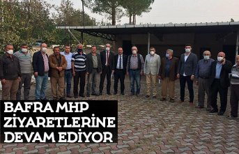 BAFRA MHP ZİYARETLERİNE DEVAM EDİYOR