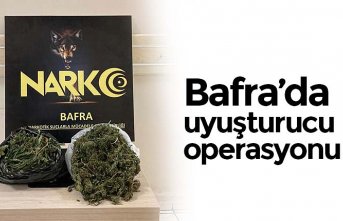 Bafra’da uyuşturucu operasyonu