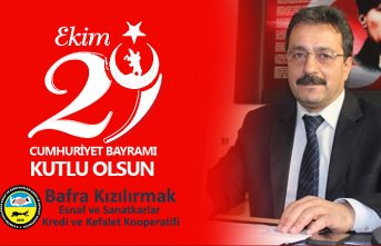 BAŞKAN AHMET YILMAZ’DAN CUMHURİYET BAYRAMI MESAJI